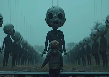 Creepy Puppet Figures