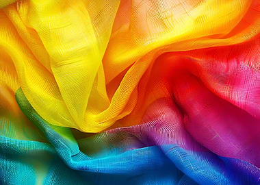 Rainbow Fabric Aesthetic Texture