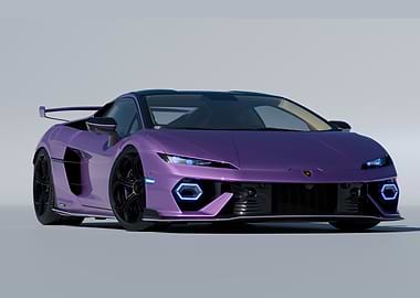 Purple Lamborghini Concept