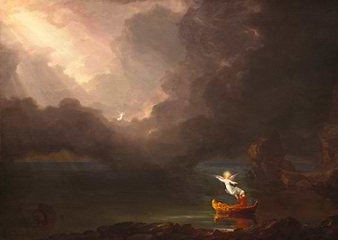 Angel Guiding a Boat