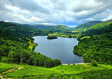 Lake District Landscape loughrigg fell