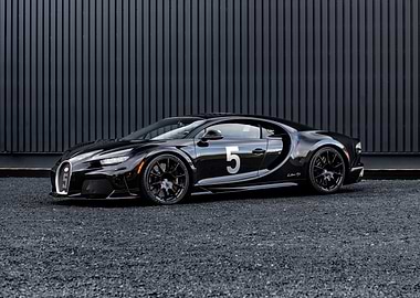 Black Bugatti Chiron Sport