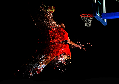 Basketball Dunk Action