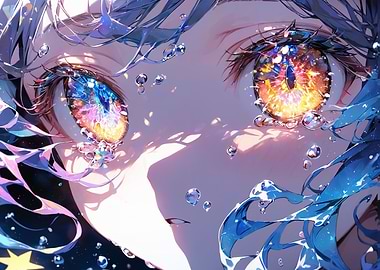 Anime Eyes | Water & Fire