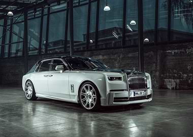White Rolls Royce Phantom