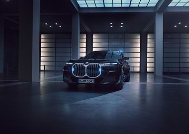 Black BMW iX