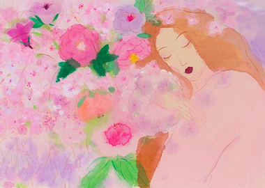 Sleeping Beauty in Flowers