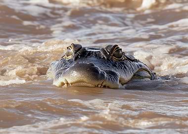 Crocodile in Water