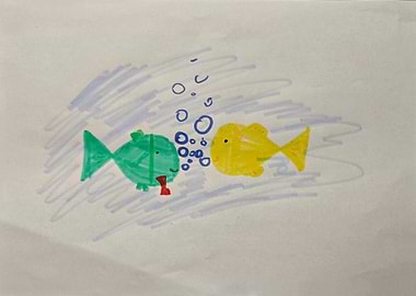 Green and Yellow Fish