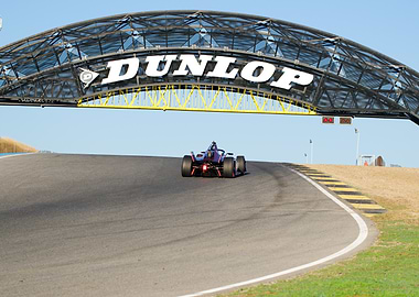 Dunlop Bridge Formula E Race Car