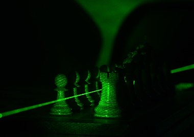 Chess Pieces with Laser