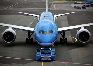 KLM Boeing 787-9 deathstare