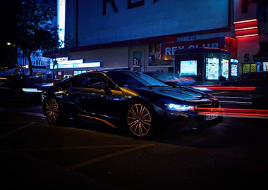 BMW i8 Night Drive