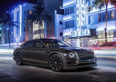 Black Bentley in Miami