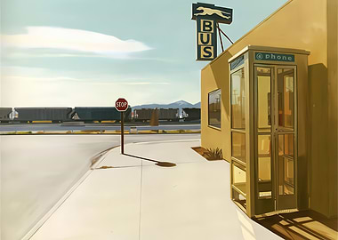 Bus Stop Phone Booth