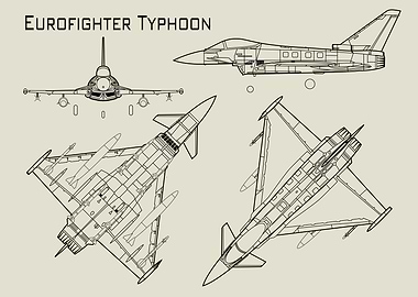 Eurofighter Typhoon Blueprint