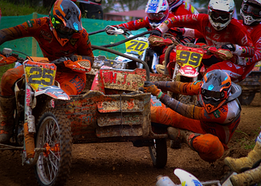 Sidecar Motorcycle Race