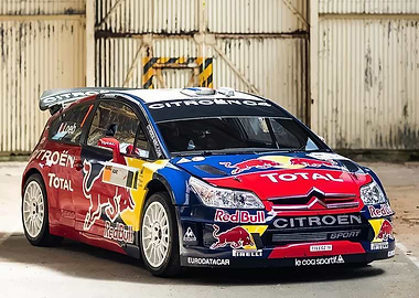 Citroen C4 WRC Rally Car