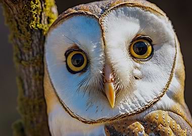 Barn Owl Close-Up