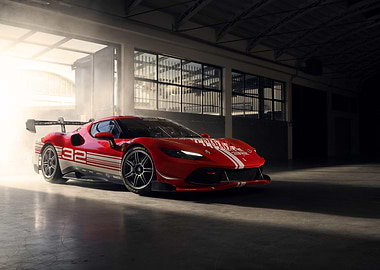 Ferrari 499P Race Car