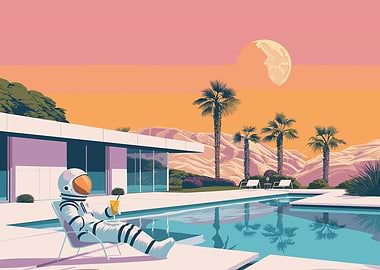 Astronaut Pool Cocktail