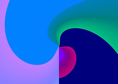 Abstract Swirling Colors