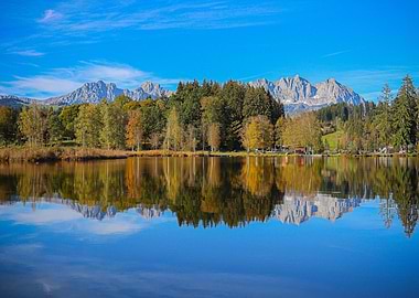 Mountain Lake Reflection