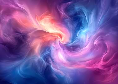 Abstract Swirling Colors