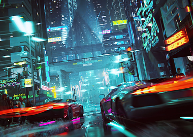 Cyberpunk Cityscape