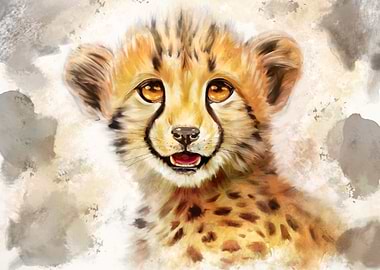 Cheetah Cub Portrait
