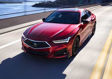 Red Acura TLX Sedan