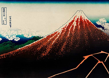 Shower Below a Summit