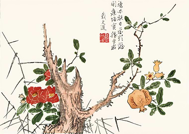 Japanese Floral Painting