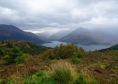 Scottish Highlands Landscape