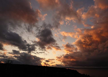 Dramatic Sunset Clouds