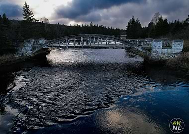 Old bridge on Salmonier River