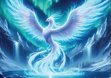 White Phoenix in Winter