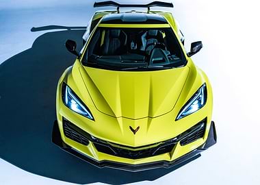 Yellow Corvette Z06