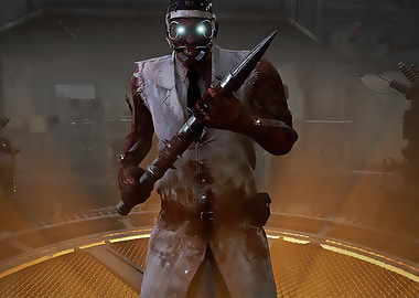 Zombie Doctor with Weapon