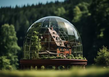 Glass Dome Black Forest House