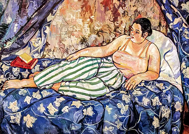 Suzanne Valadon - The Blue Room, 1923