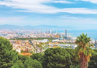 Barcelona Spain City View