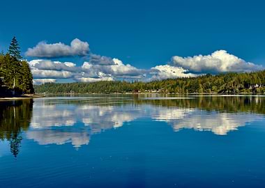 Peaceful Lake Reflections