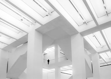 Minimalist White Architecture