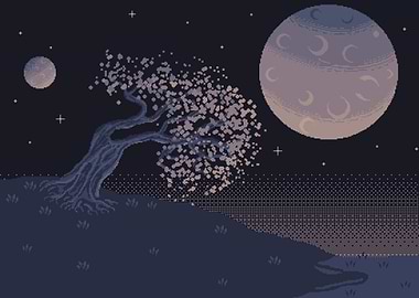 A tree at the edge of the universe