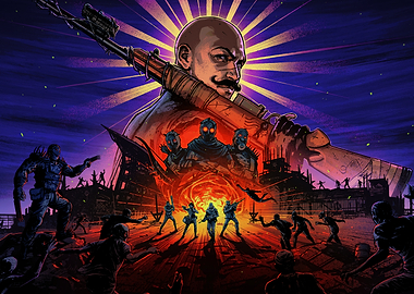 Black 4 Blood Poster