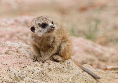 Cute Meerkat Pup