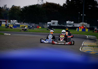 Go-Kart Race Action