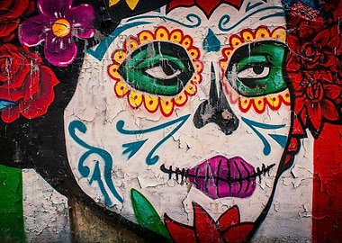Sugar Skull Graffiti Joker