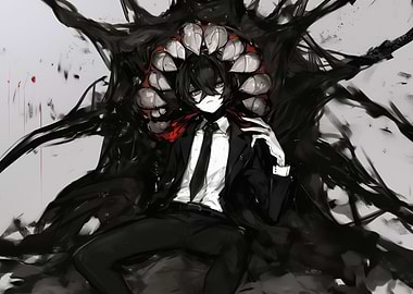 Dark Anime Character